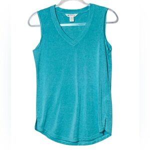Athleta Athleta Breezy Scoop V-neck Tee Shirt Style 404783 Sleeveless Turquoise
